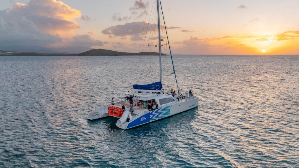 sunset sailing