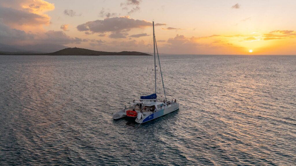 sunset sailing